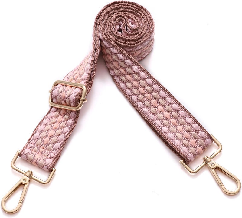 S-Jacorry Purse Strap Replacement Crossbody Wide Shoulder Strap Adjustable Canvas Straps Handbag Strap Replacement Belts - Image 2